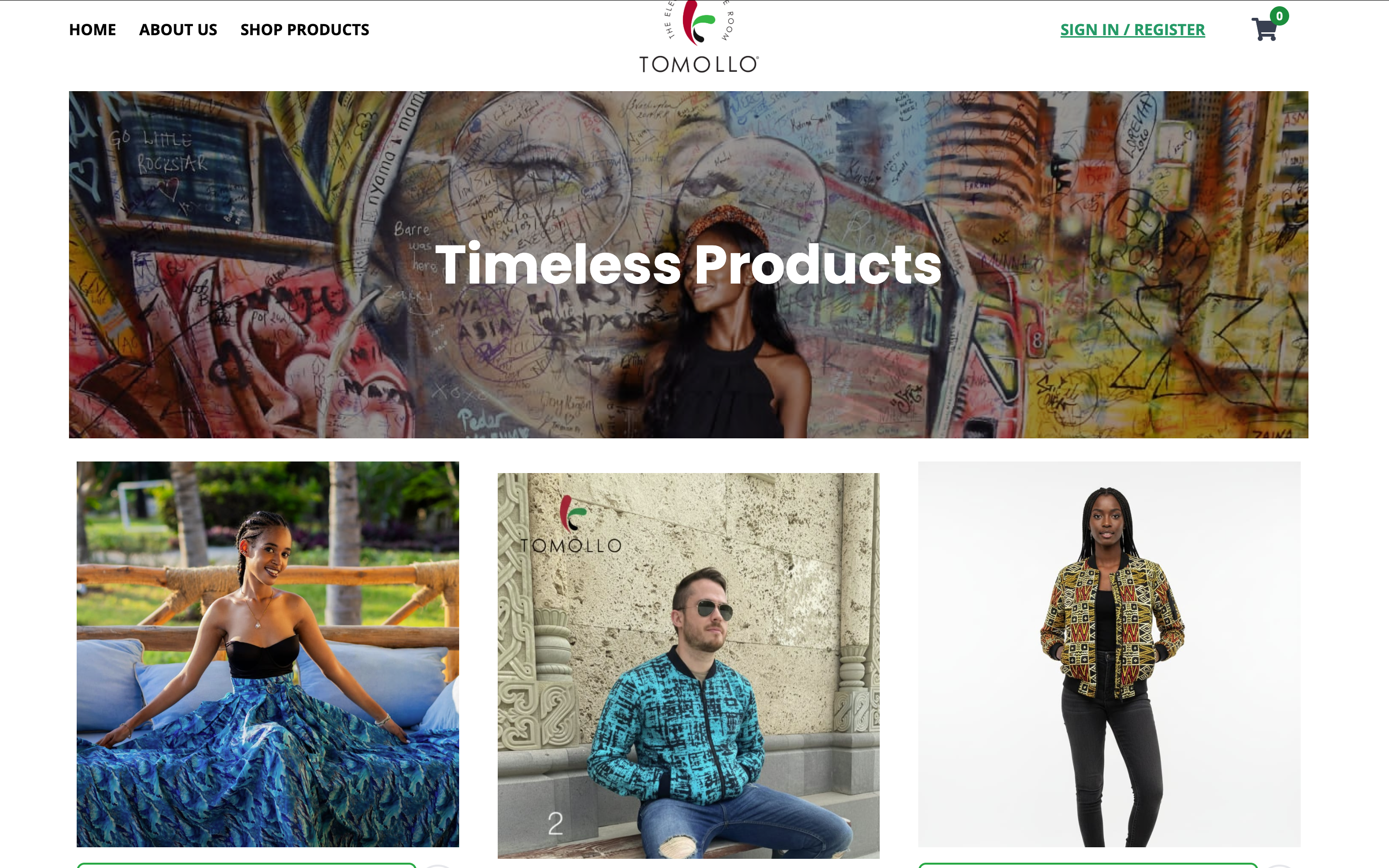 TOMOLLO Fashions Product Catalog